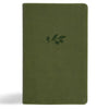 NASB Single-Column Personal Size Bible, Olive Leathertouch - Imitation Leather