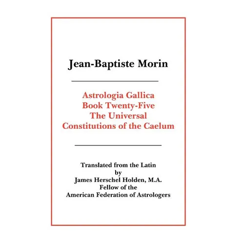 Astrologia Gallica Book 25 - Paperback