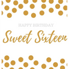 Happy 16th Birthday Guest book Sweet Sixteen: Guest book, party and birthday celebrations decor, memory book,16th birthday guest book, happy birthday - Hardcover