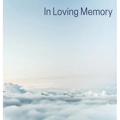 Memorial Guest Book (Hardback cover): Memory book, comments book, condolence book for funeral, remembrance, celebration of life, in loving memory fune - Hardcover