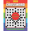 2024 Easy Crossword Puzzles Book for Adults with Solutions: Large Print Easy-Level Crossword Puzzles Book For Puzzle Lovers Adults and Seniors - Paperback