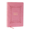 KJV Holy Bible: Large Print with 53,000 Center-Column Cross References, Pink Leathersoft, Red Letter, Comfort Print: King James Version - Imitation Leather
