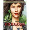 Adult Coloring Books Dragons: Life Escapes Grayscale Adult Coloring Books 48 grayscale coloring pages dragons, fantasy, fire breathing dragons, flyi - Paperback