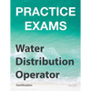 Practice Exams - Water Distribution Operator Certification: Grades 1 and 2 - Paperback