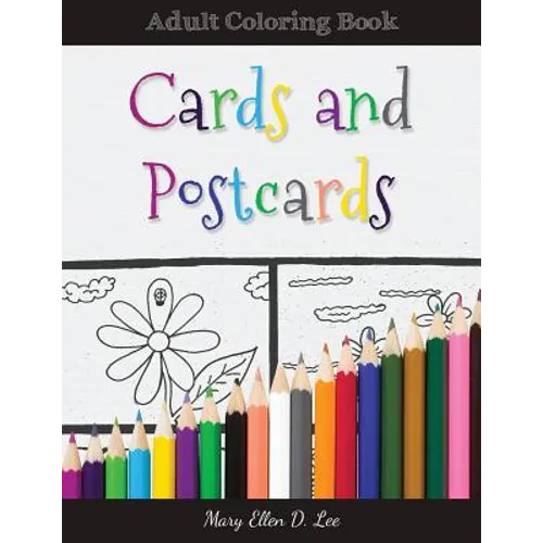 Cards And Postcards: Adult Coloring Book - Paperback