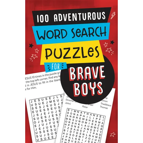 100 Adventurous Word Search Puzzles for Brave Boys - Paperback