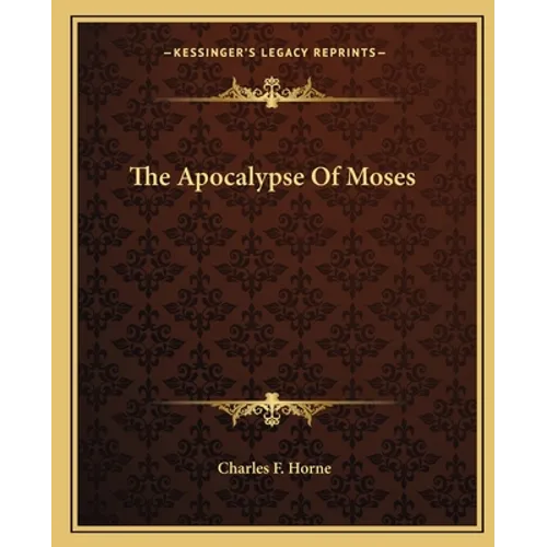 The Apocalypse Of Moses - Paperback