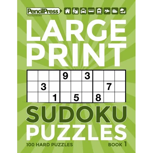 Large Print Sudoku Puzzles Book 1 - Paperback