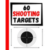 60 Shooting Targets: Large Paper Perfect for Rifles / Firearms / BB / AirSoft / Pistols / Archery & Pellet Guns - Paperback
