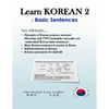Learn Korean 2: Basic Sentences: Principles of Korean sentence structure, Basic sentences to survive in Korea - Paperback