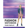 Fashion Sketchbook Figure Template: 430 Large Female Figure Template for Easily Sketching Your Fashion Design Styles and Building Your Portfolio - Paperback