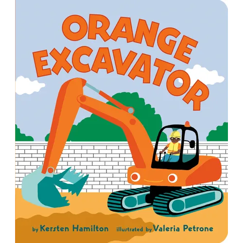 Orange Excavator - Board Book