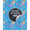 Blank Sticker Book: Mermaid Scales Softcover Blank Sticker Album, Sticker Album For Collecting Stickers For Adults, Blank Sticker ... Coll - Paperback
