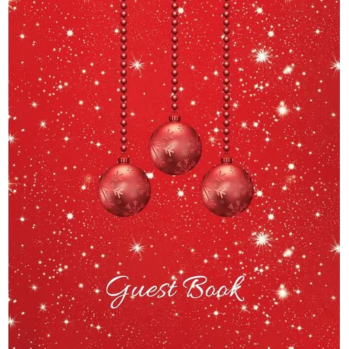 Christmas Party Guest Book (HARDCOVER), Party Guest Book, Birthday Guest Comments Book, House Guest Book, Seasonal Party Guest Book, Special Events & - Hardcover