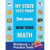 NY State Test Prep 3rd Grade New York Math: Workbook and 2 Practice Tests: New York 3rd Grade Math Test Prep, 3rd Grade Math Test Prep New York, Math - Paperback