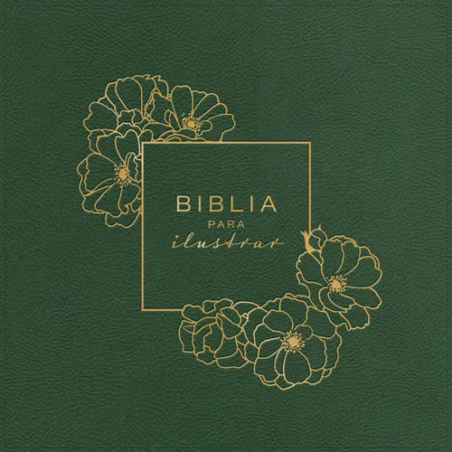 Rvr 1960 Biblia Para Ilustrar, Verde Símil Piel - Imitation Leather