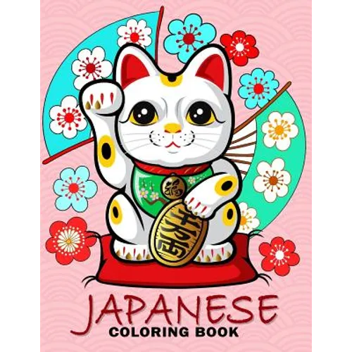 Japanese Coloring Book: Travel Japan Coloring Book Easy, Fun, Beautiful Coloring Pages - Paperback