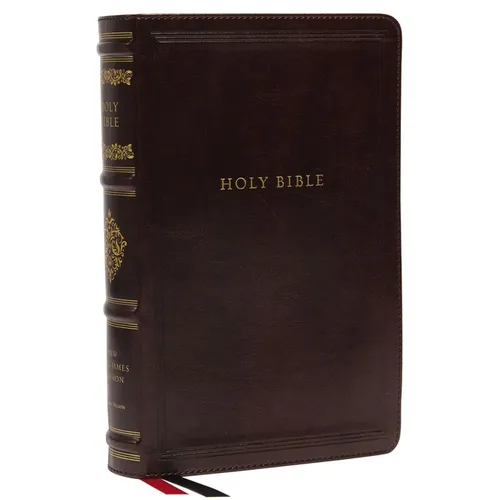 Nkjv, Personal Size Reference Bible, Sovereign Collection, Leathersoft, Brown, Red Letter, Thumb Indexed, Comfort Print: Holy Bible, New King James Ve - Imitation Leather