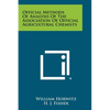 Official Methods of Analysis of the Association of Official Agricultural Chemists - Paperback