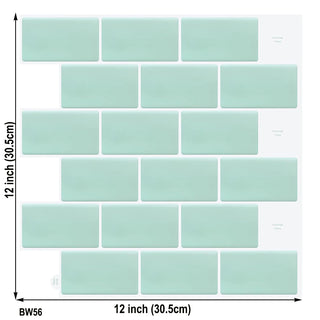 Buy bw56 Strong Adhesive Subway Tiles Vinyl Wallpaper Peel and Stick