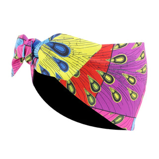 Buy 1002f-peacoke African Pattern Print Headband