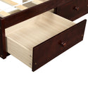 Orisfur. Twin Size Platform Storage Bed With 3 Drawers