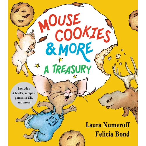 Mouse Cookies & More: A Treasury [With CD (Audio)-- 8 Songs and Celebrity Readings] - Hardcover