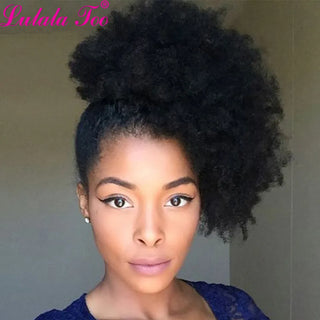 Afro Puff Hair Bun Drawstring Ponytail