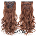 22Inch Synthetic Long Curly 16Clips Clip in Hair Extensions