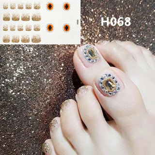 Buy h068 22Tips/Sheet Toenail Sticker