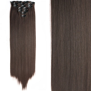 Buy 4 22Inch Long Straight Wavy Hair Extension 7Pcs/Set 16 Clips