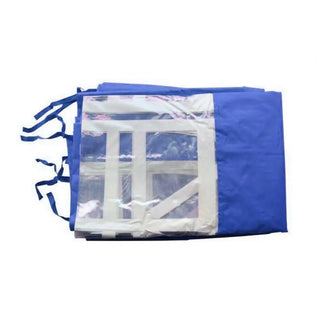 Buy blue Tent Cloth With Clear Window