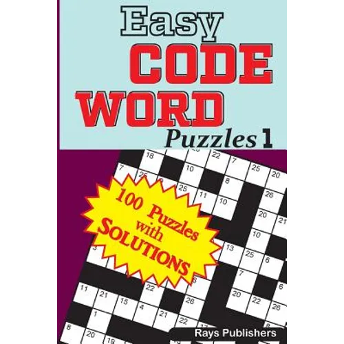 Easy CODE WORD Puzzles - Paperback