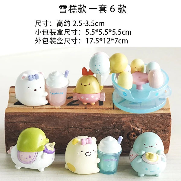 Sumikkogurashi Animal Figures Toy Kawaii Japan Sumikko Gurashi Action Figures Cute Decorative Set Model Dolls Toys Xmas Gift