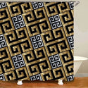 Modern Geometric Shower Curtain Set