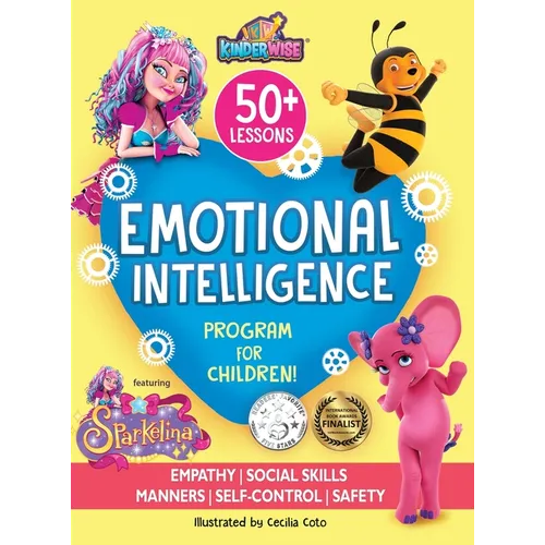 Emotional Intelligence Program for Children featuring Sparkelina: 58 Lessons (5 books in 1) - Hardcover