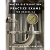 Water Distribution Practice Exams: For Grades 2-3 - Paperback