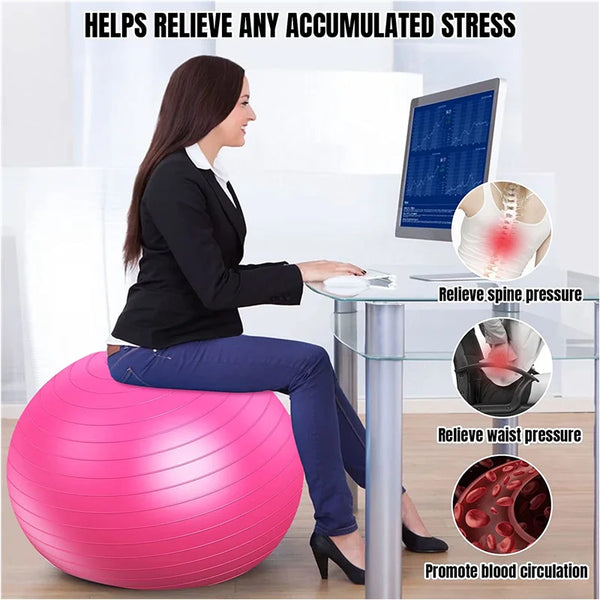 Anti-Burst Yoga Ball