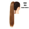 Synthetic Straight Ponytail Hair Extension Clip in