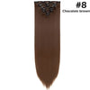 Long Straight Clip in on Hair Extensions