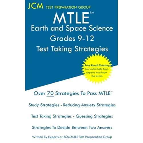 MTLE Earth and Space Science Grades 9-12 - Test Taking Strategies - Paperback