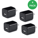 Black USB Wall Charger 1a/5v Travel Charger USB Charging Plug AC Power Adapter