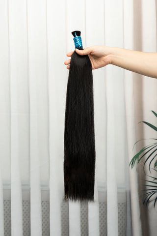 Buy straight 100% Human Hair Bulk Extension Virgin Human Hair