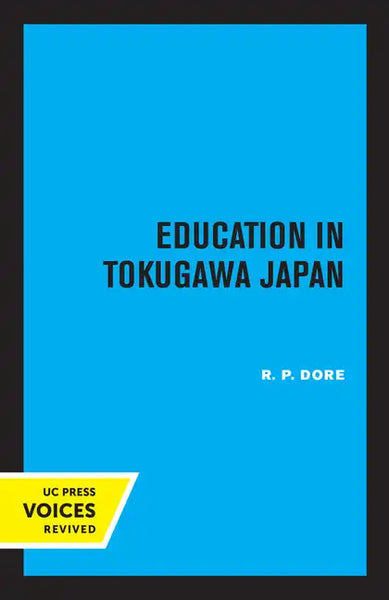 Education in Tokugawa Japan - Paperback