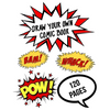 Draw Your Own Comic Book: 120 Pages of Panel Layouts - Paperback