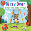 Bizzy Bear: Let's Go and Play: (Interactive Board Book about Playing at the Park for Toddlers - With Sturdy Tabs and Slides to Push and Pull) - Board Book