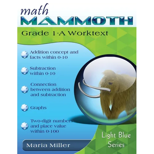 Math Mammoth Grade 1-A Worktext - Paperback
