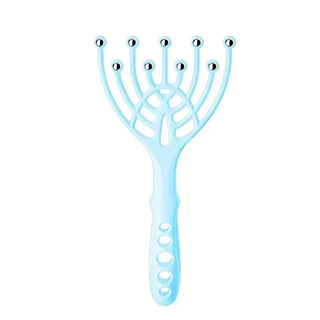 Buy blue Five Finger 9 Claws Steel Ball Head Massager