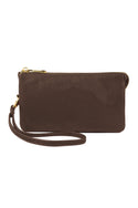 Vegan Leather Wallet With Detachable Wristlet