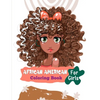 African American Coloring Book For Girls: Black African American Girls Coloring - Paperback